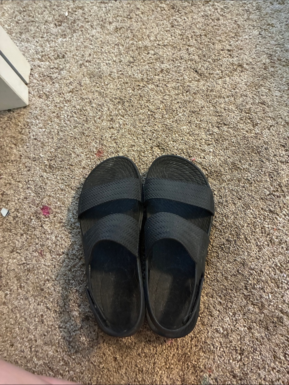 Reef Black Slide Sandals